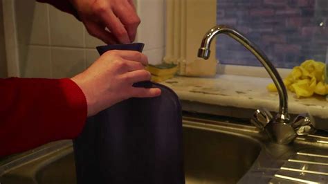 An Instructional Video On How To Fill A Hot Water Bottle Safely Youtube