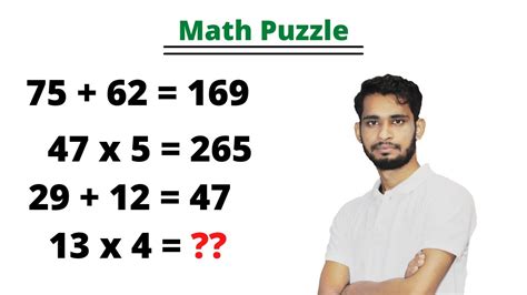 Maths Puzzle Can You Solve Math Puzzle How To Solve Math Puzzle