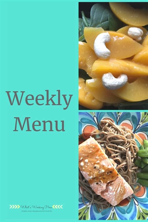 Weekly Menu Ultimate Portion Fix Meal Plan What S Working Here