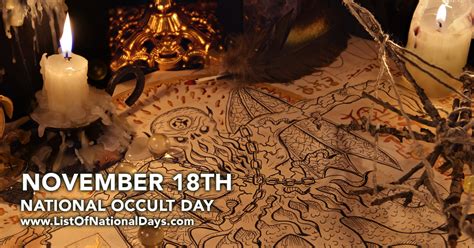 National Occult Day List Of National Days
