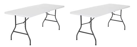 This is originally $70, so you save 33% off. Cosco 6 Foot Centerfold Folding Table, White