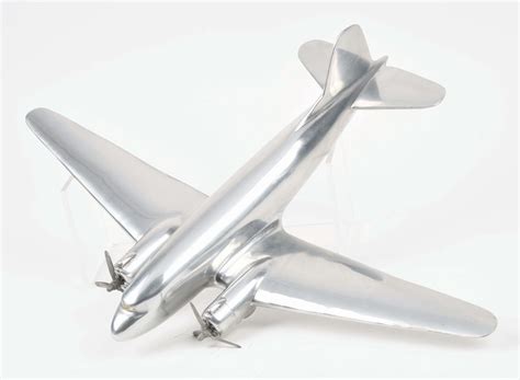 Lot Detail Douglas Dc 3 Aluminum Airplane Model