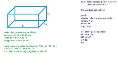 2440 x 1120 mm (96 inch x 48 inch x 1/4 inch) triplek 9 mm. perbandingan panjang, lebar, dan tinggi sebuah balok ...