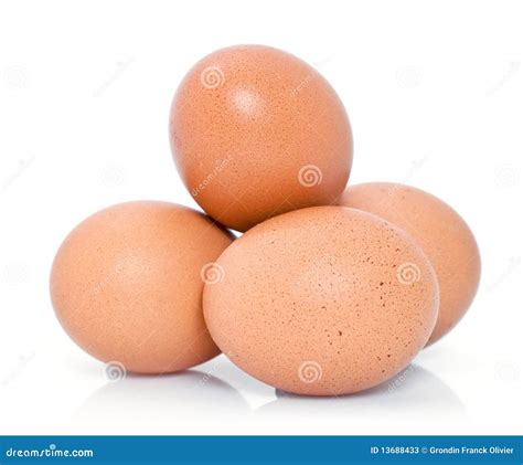 Fresh Brown Chicken Eggs Stock Image Image Of Shells 13688433