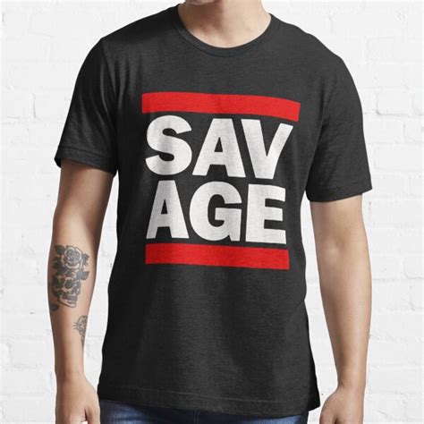 Savage T Shirt For Sale By Bobbyg305 Redbubble Rap T Shirts Music T Shirts Twins T Shirts