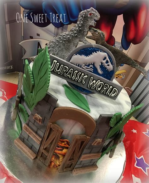Jurassic World Birthday Cake Jw Jurassicworld Onesweettreat Dinosaurs Jurassic Park
