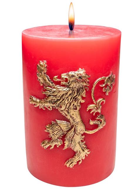 Game of Thrones :House Lannister Sculpted candle | Game of thrones, Hbo game of thrones, Game of ...