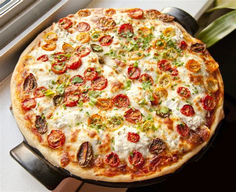 Roasted Heirloom Tomato Pizza