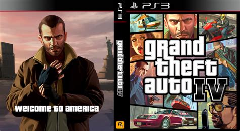 Grand Theft Auto Iv Ps4 Custom Cover By Shonasof On Deviantart