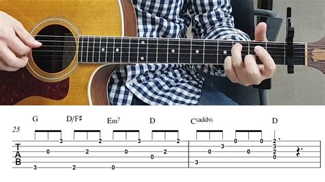 [ed Sheeran] Perfect Guitar Tutorial 1 Tab And Chords 배우기 Youtube