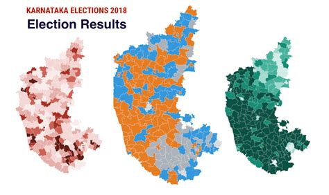 Karnataka Assembly Elections 2018 Live Constituency Wise Results Map