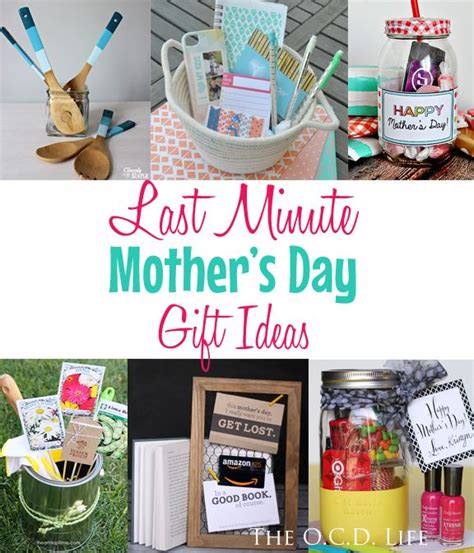 Homemade last minute diy mother's day gifts. Last Minute Mother's Day Gift Ideas! | Personalized mother ...
