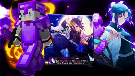 Shinobu Kocho X Minecraft Bedwars Pvp Texture Pack Anime Pack