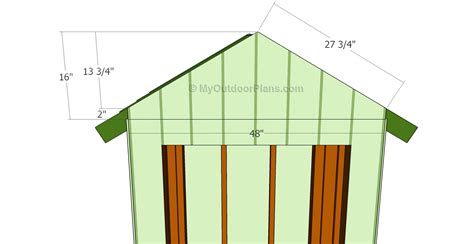 4x8 Shed Roof Plans Free Outdoor Plans Diy Shed Wooden Playhouse