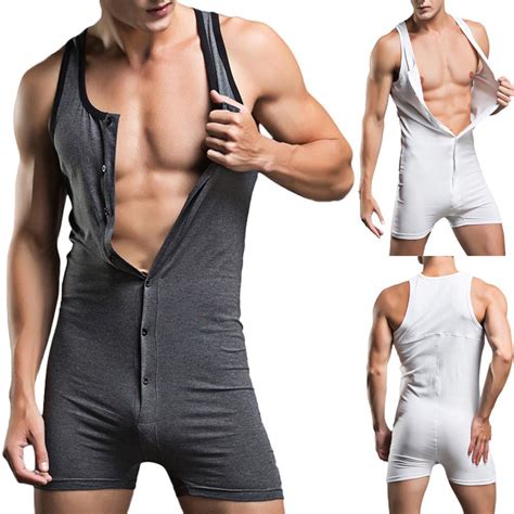 Buy Fashion Men S Undershirt Underwear Sexy Tank Tops Bodysuit