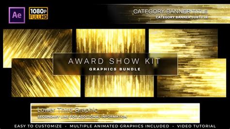 Awards Show Kit Elements Ft Award And Ceremony Envato Elements