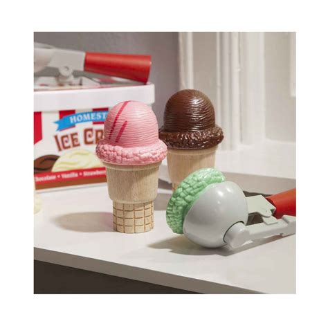 Melissa And Doug Scoop And Stack Ice Cream Cone Playset