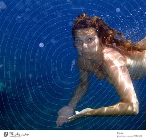 Underwater Shot Of A Naked Woman A Royalty Free Stock Photo From Photocase