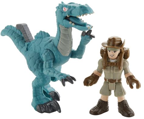 Buy Muldoon And Raptor Jurassic World Muldoon And Raptor Dinosaur Imaginext Figures Online At