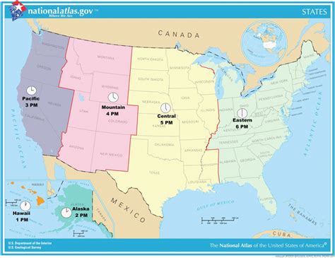 Printable Map Of Time Zones In The United States Printable Us Maps