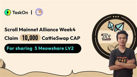 Hướng dẫn tham gia airdrop nhận 10 000 Cap và NFT từ Cattieswap và