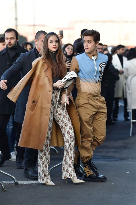 (in case you're curious, she prefers to take her tequila as a margarita or moscow mule, but only. Barbara Palvin and Dylan Sprouse - Outside Prada Fashion ...