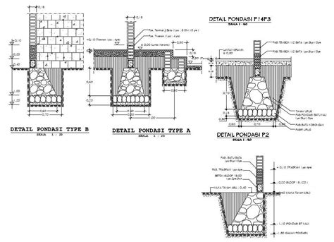 2d Drawing Of Concrete Details In Dwg File Cadbull