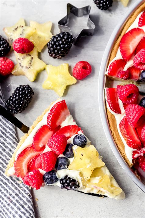 Once cookies are decorated, they can be kept in an airtight container between layers of. Sugar Cookie Fruit Pizza | The Food Cafe | Just Say Yum