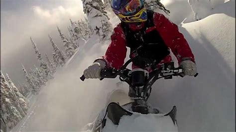 Deep Snowmobiling In Golden Bc Jan 26 2012 Youtube