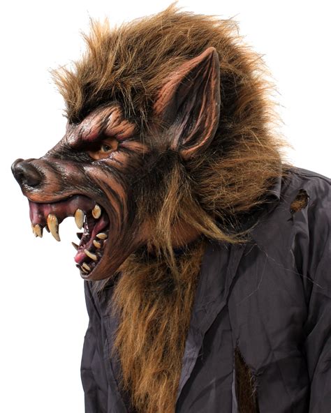 Lycan Werewolf Wolf Costume Kit With Mask Fur Collar And Wolf Hands Wolf Costume Couple