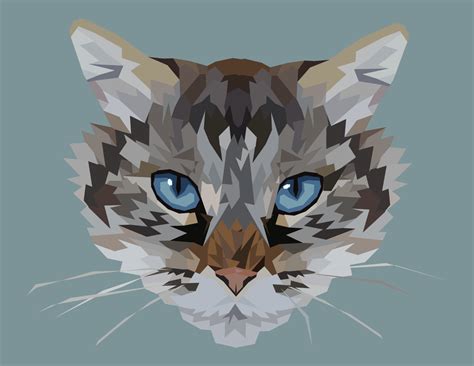 Polygon Cat Head Assignment 1 By Lunnu On Deviantart