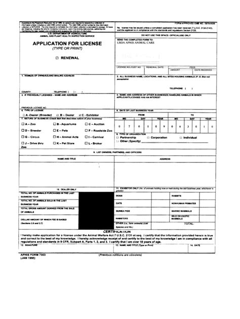 Usda Aphis Fill And Sign Printable Template Online Us