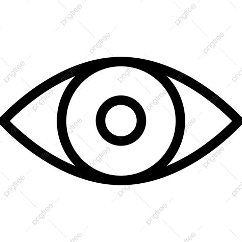 View Icon Clipart Hd Png View Icon View Icons Eyes Clipart Black And