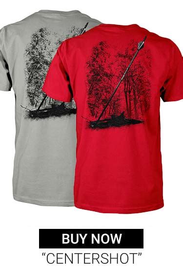 Bow Life Smoke Shot T Shirts Bow Hunting Apparel Bloody Arrow T