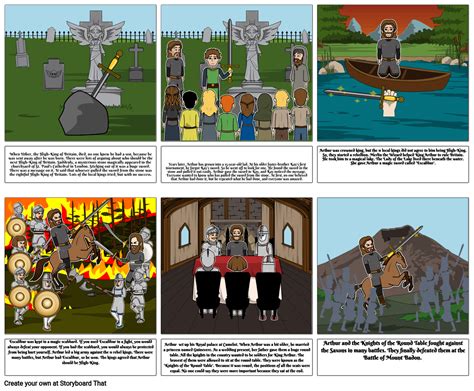 King Arthur Comic Storyboard By C5dad830