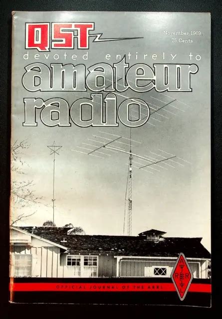 Vintage Qst Magazine November Inoue Fdfm Solid State Tech Arrl Ham Radio Picclick