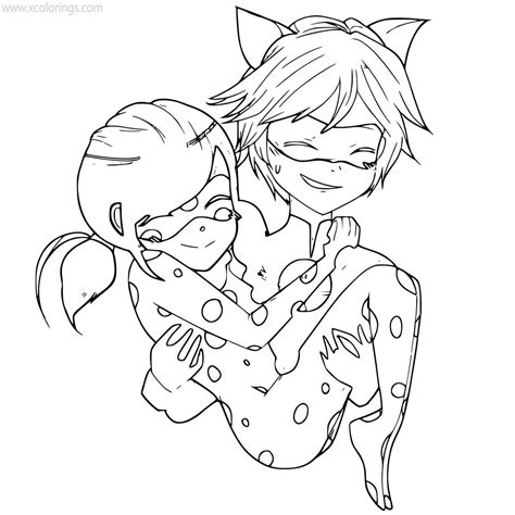 Happy Miraculous Ladybug Coloring Pages - XColorings.com