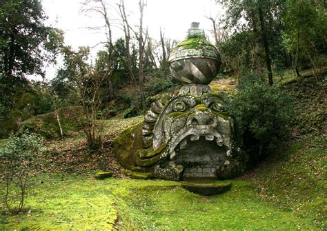 Examples are a large sculpture of one of hannibal's war the history and the mysteries of the gardens are featured in the 2015 board game bomarzo by stefano castelli. Gardens of Bomarzo | memento