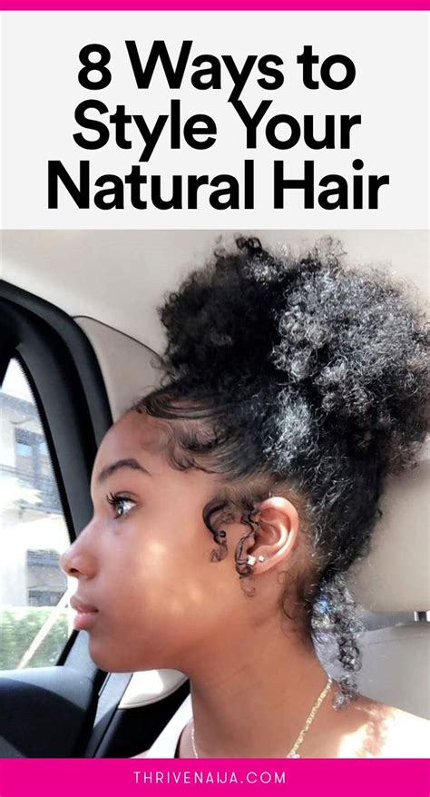 40 Different Ways To Style Your Natural Hair At Home Thrivenaija In