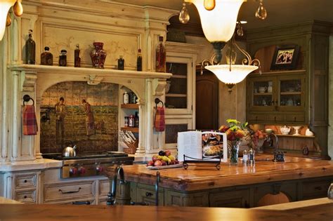 These photos show unique combinations of wood, stainless steel, marble, glass this kitchen has an interesting mix of european kitchen design elements. Old World European Kitchen
