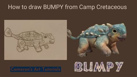 How To Draw Bumpy From Camp Cretaceous Youtube
