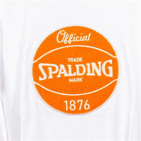 T Shirt T Shirt Spalding Basketball White Spalding 1876