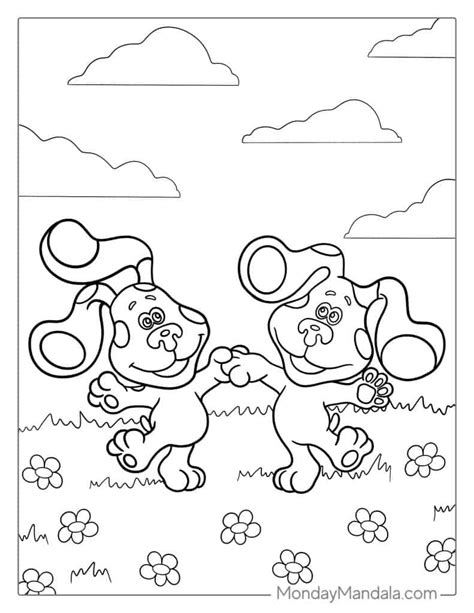 30 Blues Clues Coloring Pages Free Pdf Printables Coloring Library