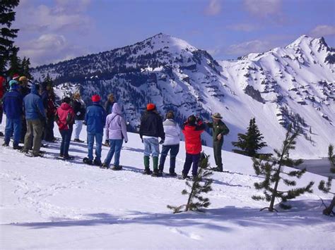 Ranger Guided Snowshoe Walks Begin At Crater Lake National Park