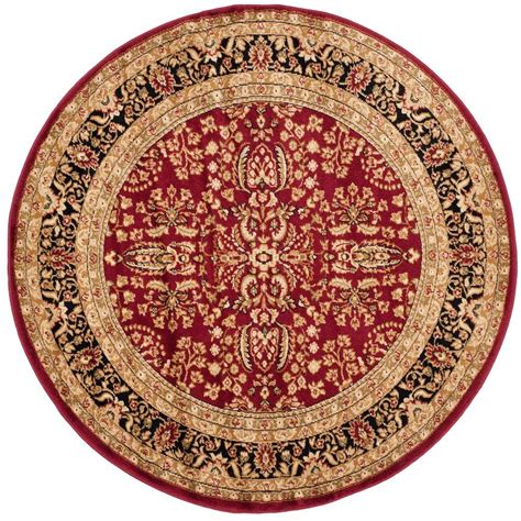 3 piece area rug sets : Safavieh Lyndhurst Red/Black 10 ft. x 10 ft. Round Area ...