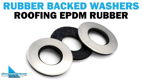 Epdm Rubber Backed Roofing Washers Fasteners 101 Youtube