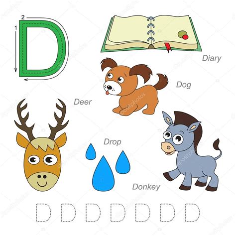 Pictures For Letter D Stock Vector Image By ©annamikhailova 100264006