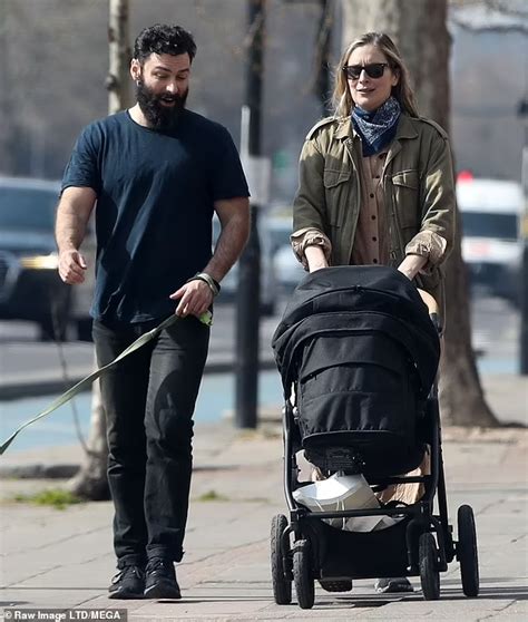 Aidan Turner Steps Out With Wife Caitlin Fitzgerald Who Pushes Pram