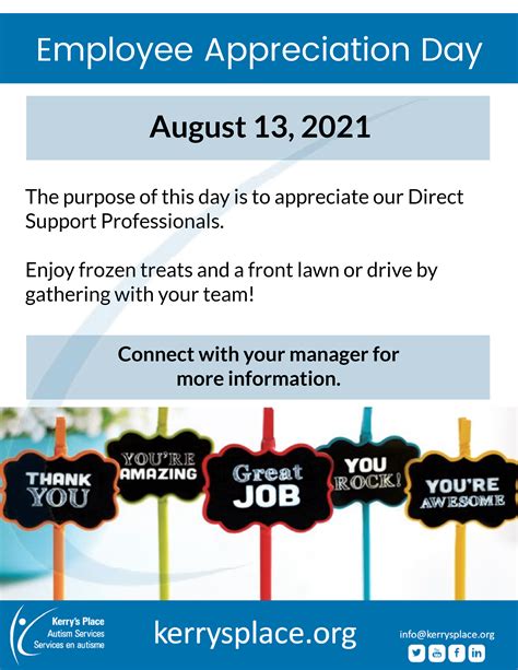 Today Employee Appreciation Day August 13 2021 Kerrys Place