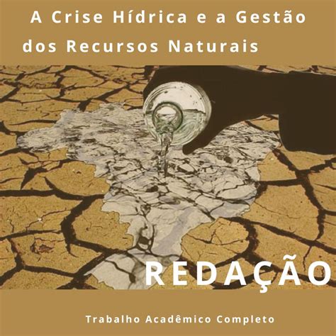 Redação Sobre Crise Hidrica